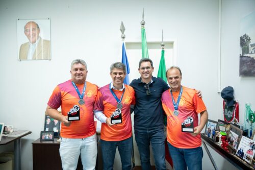 Carlinho Chaia - Sec de Esportes
Alexandre Serfiotis - Prefeito de Porto Real
Luciano - BikeStage Cup
Silvinho - Sec de Governo